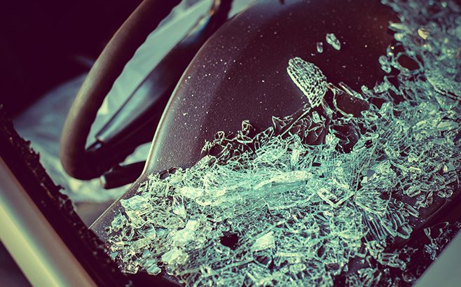 broken glass